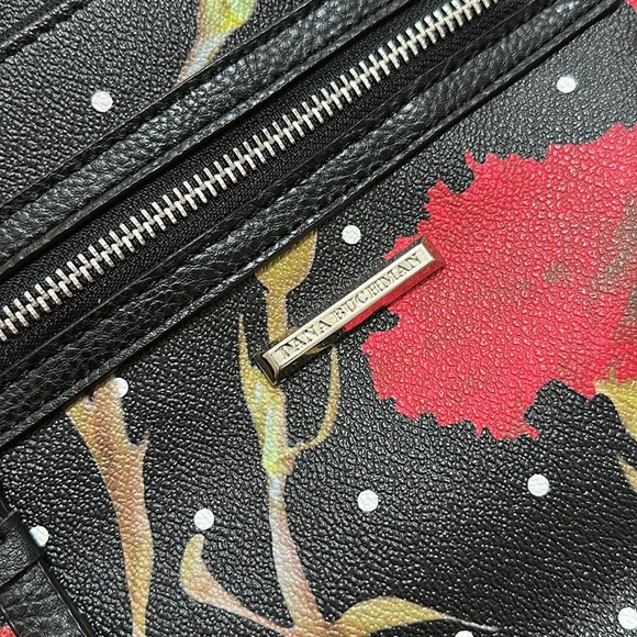 DANA BUCHMAN | Gracie Red Rose Polka Dot Faux Leather Crossbody Bag - Picture 4 of 7